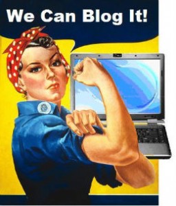 We can blog it