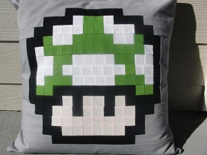 mario mushroom cushion
