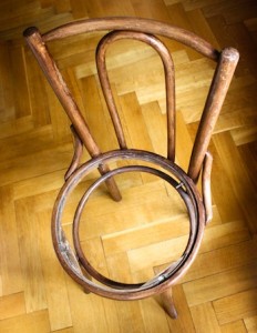 Salvaged Chair Before