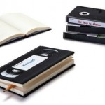 VHS Tape Notebooks: two obsolete media combined!