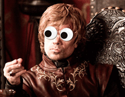 Tyrion Lannister with Googly Eyes