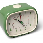 Bakelite Clock Green