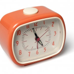 Bakelite Clock Orange