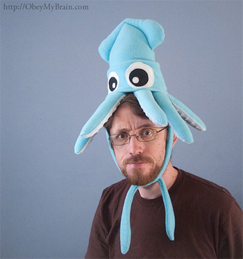 Squid Hat by Obey My Brain on Etsy