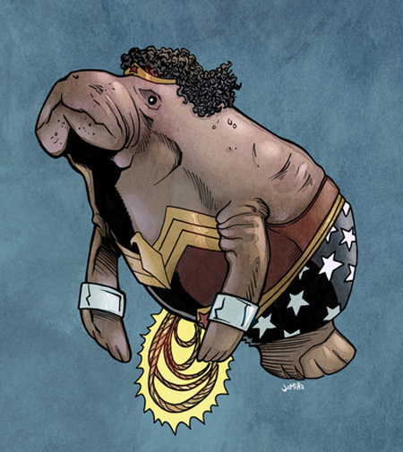 Wonder Woman Manatee