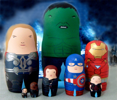 Avengers nesting dolls