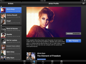 a-z of artists, Alicia Keys, iTunes Festival.