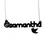 Would you wear a Twitter username necklace?