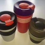 KeepCup travel coffee cups.
