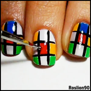 Geek Nail Art: Rubik’s Cube Tutorial