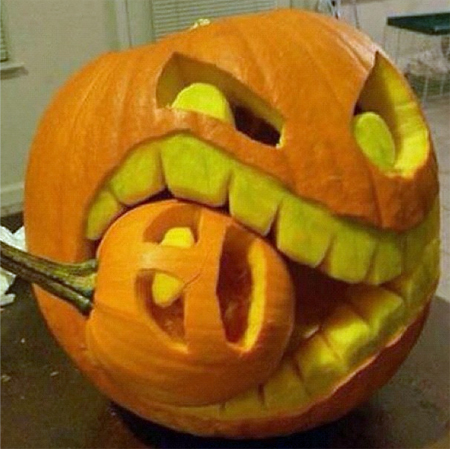 Pumpkin Cannibalism