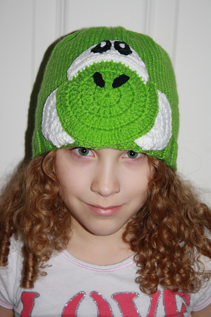 Free Crochet Hat Pattern Yoshi