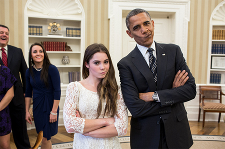 Barack and McKayla are not impressed