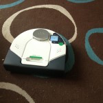 Robotic Vacuum Cleaner cleaning up