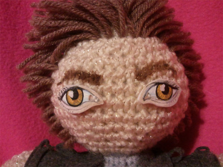 Knitted Edward Cullen Twilight Doll