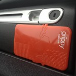 Grippy pad on a dashboard