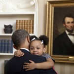 Barack Obama wins at hugs