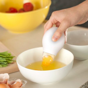 Make seperating eggs a whole lot more easy with this gadget! 