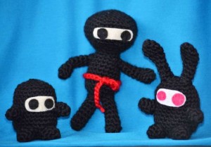 Amigurumi Ninjas. Far out, man. 