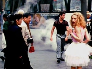 Carrie in her tutu. 