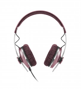 The new Sennheiser headphones in pink. 