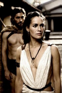 Lena Headey as Queen Gorgo in 300