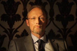 Lars Mikkelsen as Sherlock's new nemesis Magnussen. 