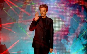 Peter Capaldi being introduced as the Twelfth Doctor