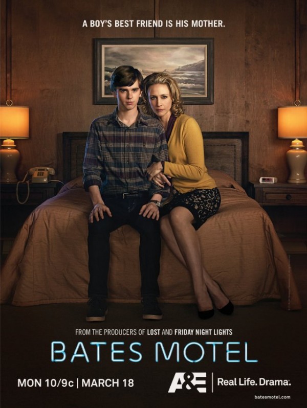 Like mother like son. Just don't get into their shower.... Bates Motel, Thursdays at 9PM on Universal. 