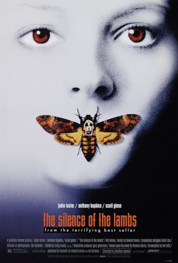 The official Silence of the Lambs film poster.