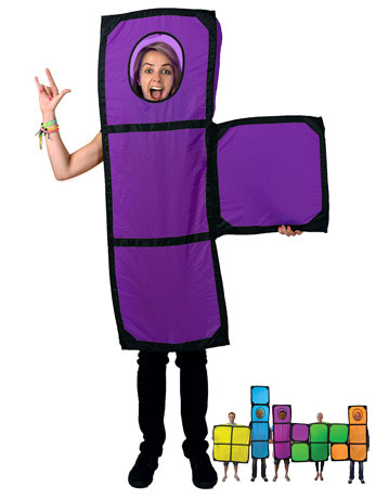 Dress as a Tetris T. No, really.