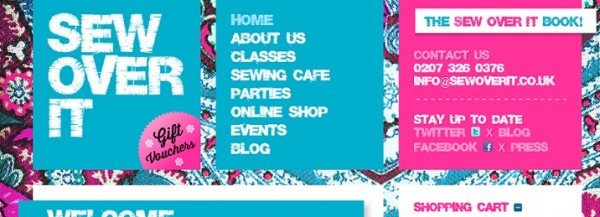 The SewOverIt homepage