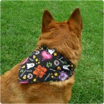 Halloween dog bandana by Gleeful Things