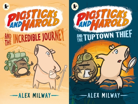 Hilarious early reader series by Alex Milway