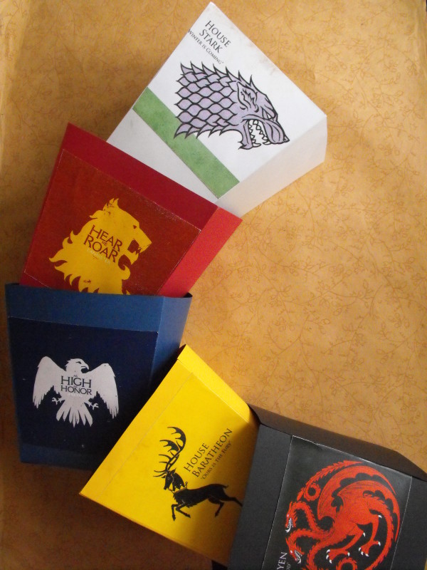 Game of Thrones popcorn boxes